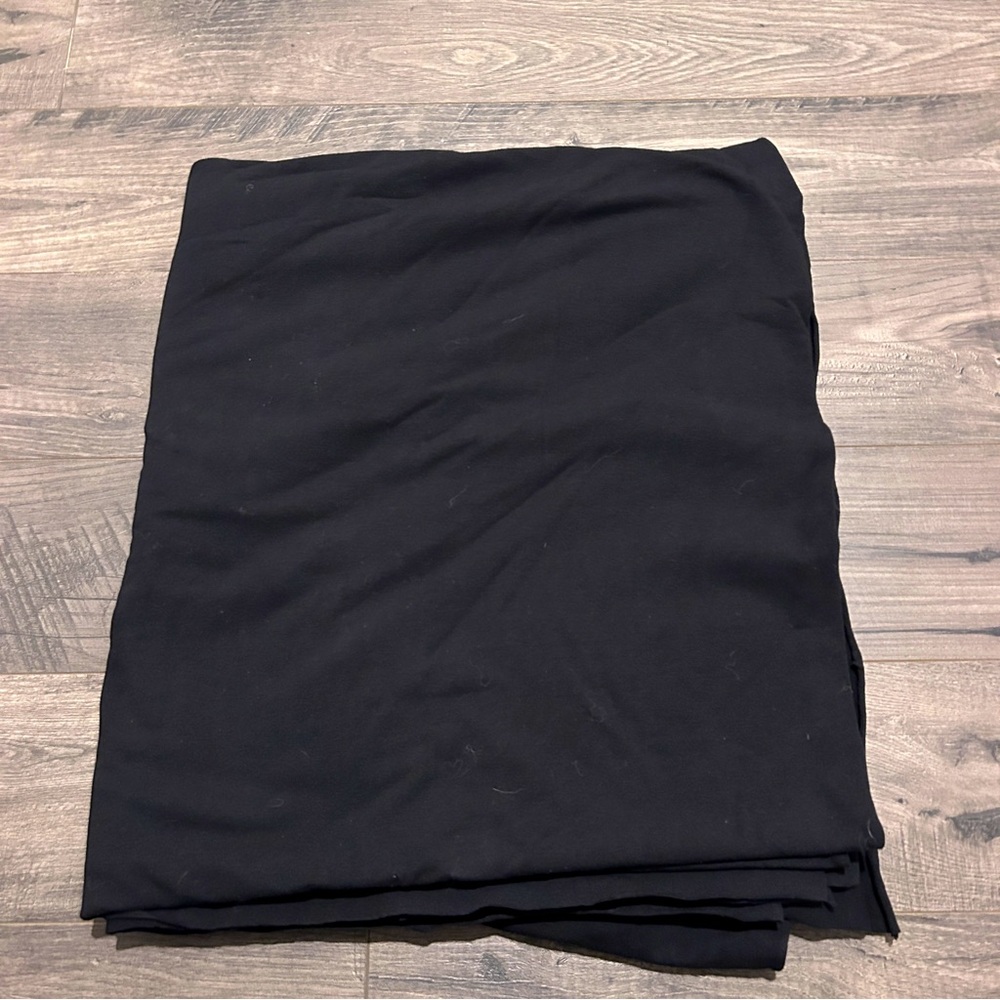 Solid Black Stretch Fabric